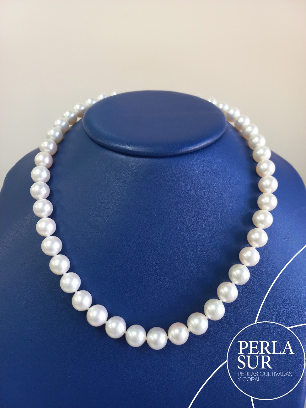 Collar Redondo 9'5-10mm Perlas Akoya