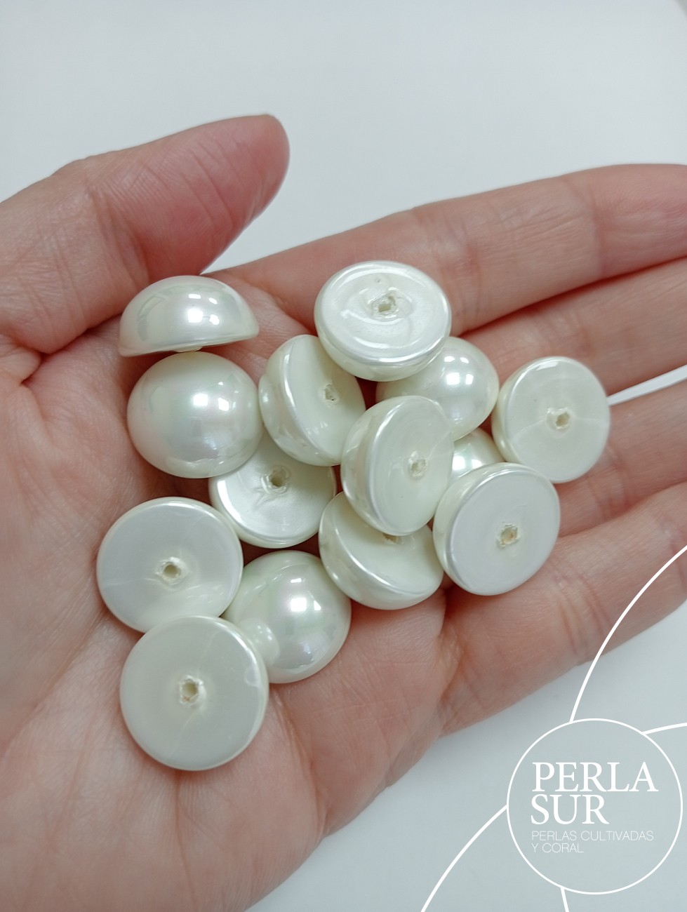 Mabe shell 16mm blanca