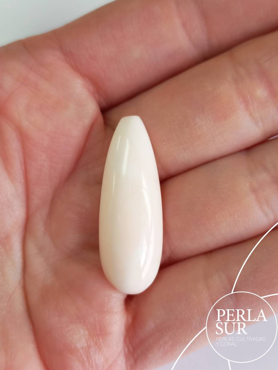 Perilla 33x11'5mm coral rosa