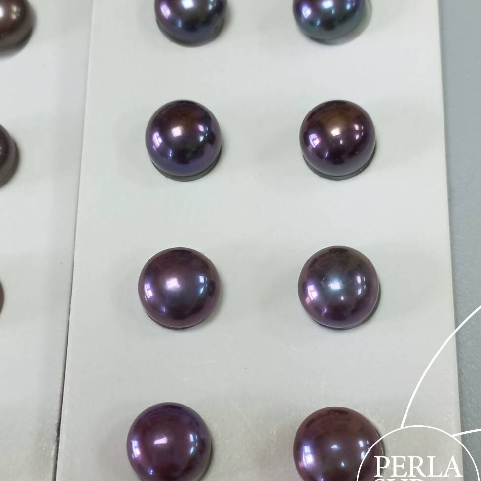 290022- Par Botón Azul 10-10'5mm 1/2t Peacock