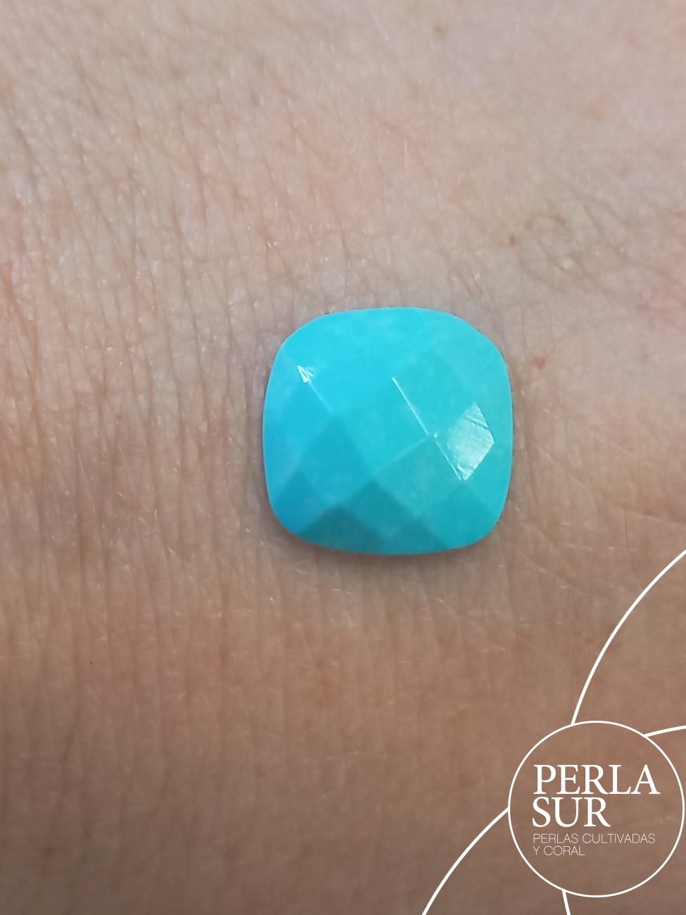 Lote cabujón 12mm antik turquesa natural